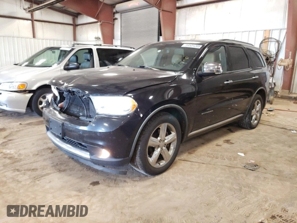 2011 Dodge Durango Citadel z VIN 1D4SE5GT2BC630842, wystawiony jako Copart lot #59531205 z przebiegiem 198 493 mil mil oraz Czysty tytuł • Clean title. Historia ofert i sprzedaży dostępna na DreamBid. Obrazek 1.
