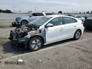 2018 Hyundai Ioniq Blue z VIN KMHC65LC8JU064176, wystawiony jako Copart lot #58197975 z przebiegiem 50 619 mil mil oraz Szkoda całkowita • Salvage title. Historia ofert i sprzedaży dostępna na DreamBid. Obrazek 1.