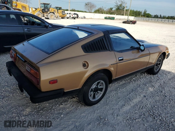 1980 Datsun 280ZX z VIN HS130221335, wystawiony jako Copart lot #81964444 z przebiegiem 135 266 mil mil oraz Szkody całkowita. Historia ofert i sprzedaży dostępna na DreamBid. Obrazek 3.