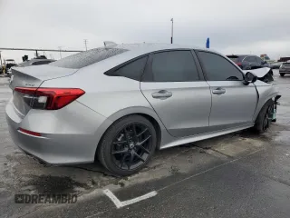 2022 Honda Civic Sedan Sport with VIN 2HGFE2F59NH505520, listed as a Copart auction lot 48165305 with 0 mi miles and Salvage Title. Bid and sale history available at carsss.com. Image 3.
