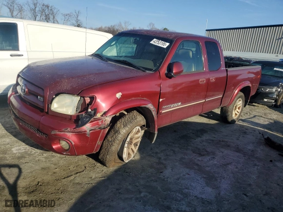 2004 Toyota Tundra Ltd with VIN 5TBBT48154S442059, listed as a Copart auction lot 43553195 with 231,910 mi miles and Salvage Title. Bid and sale history available at carsss.com. Image 1.