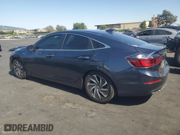 2019 Honda Insight Touring with VIN 19XZE4F90KE015579, listed as a Copart auction lot 58821075 with 26,560 mi miles and Salvage title. Bid and sale history available at DreamBid. Image 2.