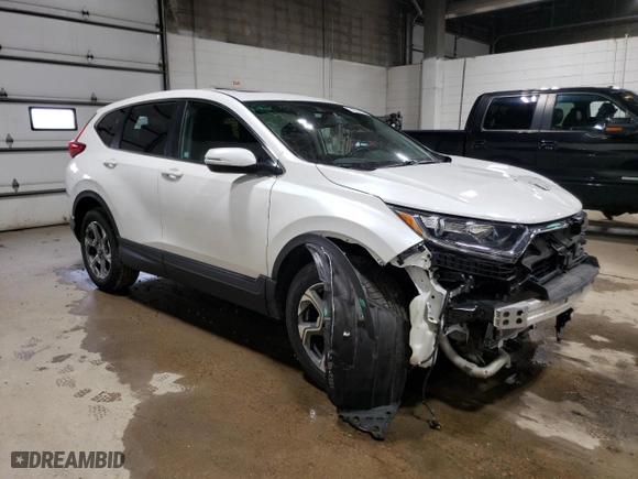 2019 Honda CR-V EX-L with VIN 5J6RW2H84KL037575, listed as a Copart auction lot 51973825 with 45,415 mi miles and Salvage Title. Bid and sale history available at carsss.com. Image 4.