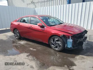 2025 Hyundai Elantra SEL Convenience with VIN KMHLS4DG2SU863511, listed as a Copart auction lot 54755235 with 16,319 mi miles and Clean Title. Bid and sale history available at DreamBid. Image 4.