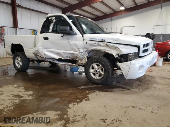 2001 Dodge 1500 with VIN 3B7HF13Y31M294078, listed as a Copart auction lot 61182945 with 176,433 mi miles and Salvage title. Bid and sale history available at DreamBid. Image 4.