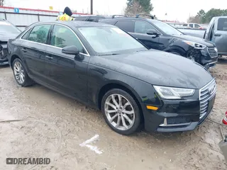 2019 Audi A4 Premium with VIN WAUGMAF40KN001154, listed as a IAAI auction lot 41389889 with 48,813 mi miles. Bid and sale history available at carsss.com. Image 1.