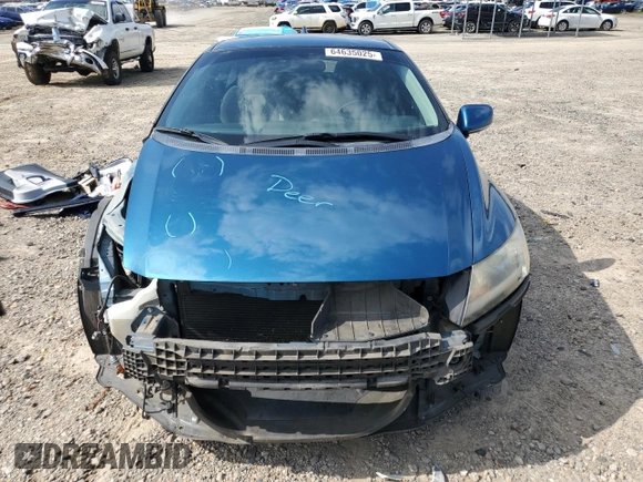 2011 Honda CR-Z EX with VIN JHMZF1D69BS014057, listed as a Copart auction lot 64635025 with 96,076 mi miles and Clean title. Bid and sale history available at DreamBid. Image 5.