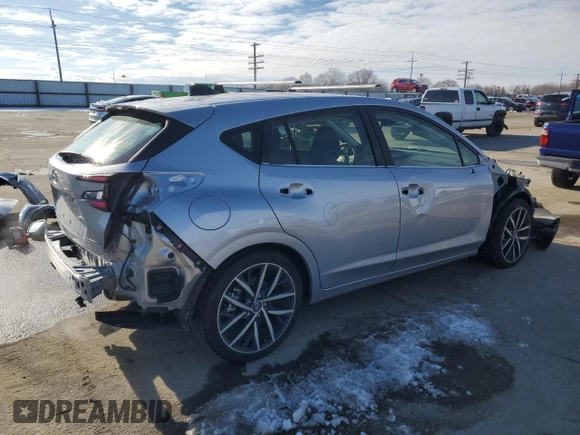 2024 Subaru Impreza Sport with VIN JF1GUAFC9R8303423, listed as a Copart auction lot 43821285 with 10,163 mi miles and Salvage Title. Bid and sale history available at carsss.com. Image 3.