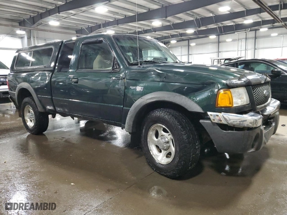 2002 Ford Ranger XL Fleet with VIN 1FTZR45E32PA08791, listed as a Copart auction lot 45419995 with 227,617 mi miles and Salvage Title. Bid and sale history available at carsss.com. Image 4.