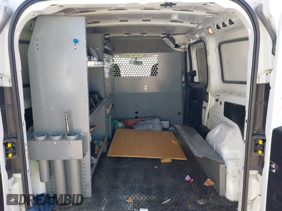 2017 Ram ProMaster City Cargo Van Tradesman SLT with VIN ZFBERFBB7H6D87755, listed as a IAAI auction lot 41678300 with 182,587 mi miles. Bid and sale history available at carsss.com. Image 8.