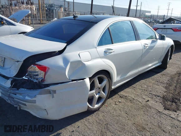 2010 Mercedes-Benz S 550 with VIN WDDNG7BB3AA321119, listed as a IAAI auction lot 42000294 with 92,857 mi miles and . Bid and sale history available at DreamBid. Image 4.
