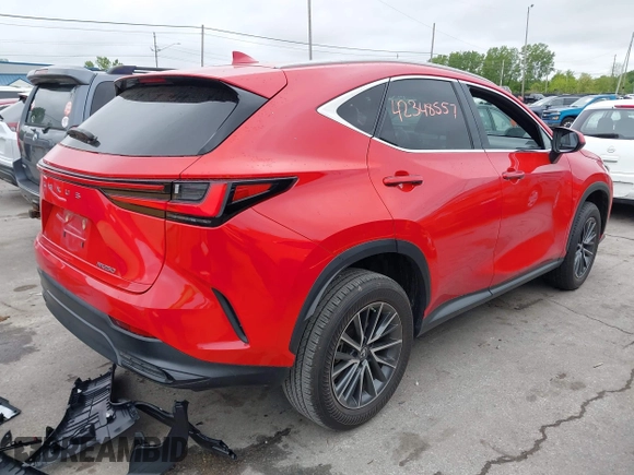 2022 Lexus NX 250 Premium with VIN 2T2GDCAZ2NC002889, listed as a IAAI auction lot 42348557 with 19,447 mi miles and . Bid and sale history available at DreamBid. Image 4.