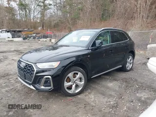 2022 Audi Q5 S line Premium Plus z VIN WA1EAAFY5N2027089, wystawiony jako IAAI lot #39093168 z przebiegiem 24 523 mil mil oraz . Historia ofert i sprzedaży dostępna na DreamBid. Obrazek 2.
