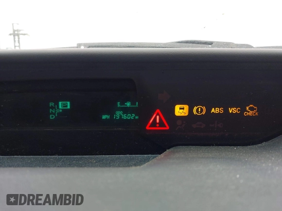 2009 Toyota Prius with VIN JTDKB20U597831905, listed as a IAAI auction lot 42172986 with 197,602 mi miles. Bid and sale history available at carsss.com. Image 7.