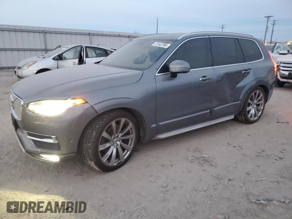 2016 Volvo XC90 T6 Inscription с VIN YV4A22PL6G1000645, выставлен на аукционе Copart как лот 41542785 с пробегом 54 150 миль миль и Списание • Salvage title. История ставок и продаж доступна на DreamBid. Изображение 1.