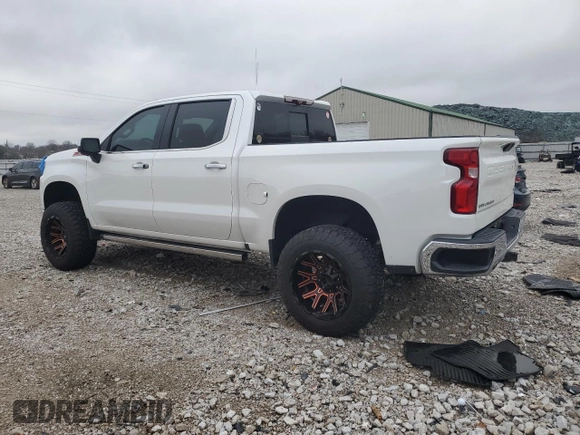 2020 Chevrolet Silverado 1500 LTZ with VIN 1GCUYGEL8LZ216409, listed as a Copart auction lot 43725745 with 48,799 mi miles and Salvage Title. Bid and sale history available at DreamBid. Image 2.
