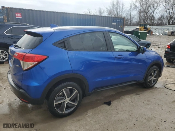 2022 Honda HR-V EX with VIN 3CZRU6H55NM757683, listed as a Copart auction lot 48940405 with 70,318 mi miles and Non Repairable. Bid and sale history available at carsss.com. Image 3.