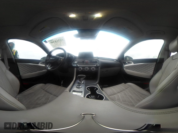 2019 Genesis G70 Advanced z VIN KMTG44LA4KU025432, wystawiony jako IAAI lot #42314340 z przebiegiem 109 629 mil mil oraz . Historia ofert i sprzedaży dostępna na DreamBid. Obrazek 18.