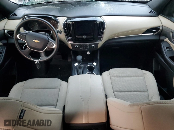 2023 Chevrolet Traverse LS with VIN 1GNERFKW6PJ302596, listed as a Copart auction lot 48978035 with Not Provided miles and Salvage Title. Bid and sale history available at DreamBid. Image 8.