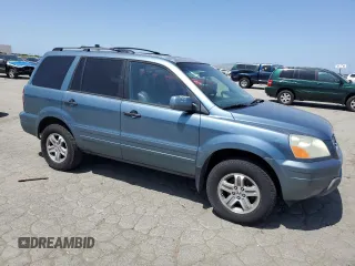 2005 Honda Pilot EX-L z VIN 2HKYF18725H540033, wystawiony jako Copart lot #55355935 z przebiegiem 249 427 mil mil oraz Czysty tytuł • Clean title. Historia ofert i sprzedaży dostępna na DreamBid. Obrazek 4.