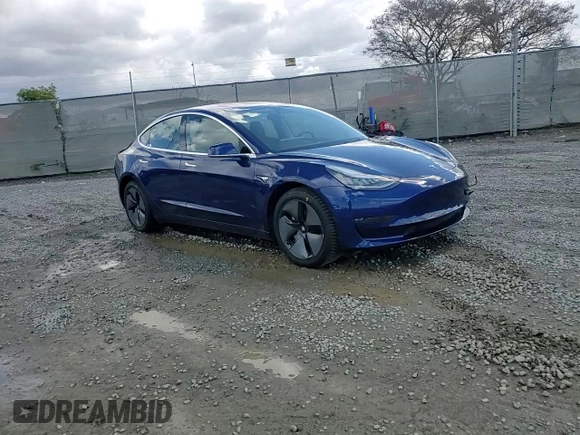 2019 Tesla Model 3 Mid Range with VIN 5YJ3E1EA8KF299456, listed as a Copart auction lot 48152695 with 27,144 mi miles and Salvage Title. Bid and sale history available at DreamBid. Image 11.
