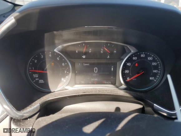 2021 Chevrolet Equinox LT with VIN 3GNAXKEV2ML347118, listed as a Copart auction lot 48855585 with 54,385 mi miles and Salvage Title. Bid and sale history available at carsss.com. Image 9.