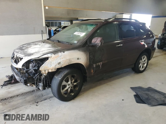 2009 Lexus RX 350 with VIN JTJHK31U392061647, listed as a Copart auction lot 51583545 with Not Provided miles and Salvage Title. Bid and sale history available at DreamBid. Image 1.