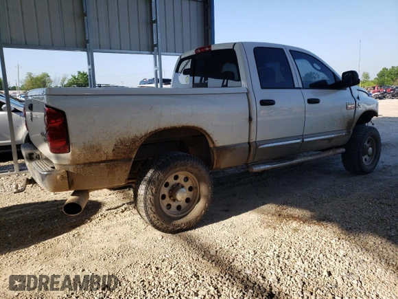 2008 Dodge 2500 Laramie with VIN 3D7KS28A18G230445, listed as a Copart auction lot 56110605 with 261,092 mi miles and Salvage title. Bid and sale history available at DreamBid. Image 3.