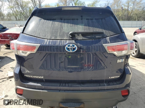 2015 Toyota Highlander Limited z VIN 5TDDCRFH2FS007502, wystawiony jako Copart lot #55460785 z przebiegiem 121 805 mil mil oraz Czysty tytuł • Clean title. Historia ofert i sprzedaży dostępna na DreamBid. Obrazek 6.
