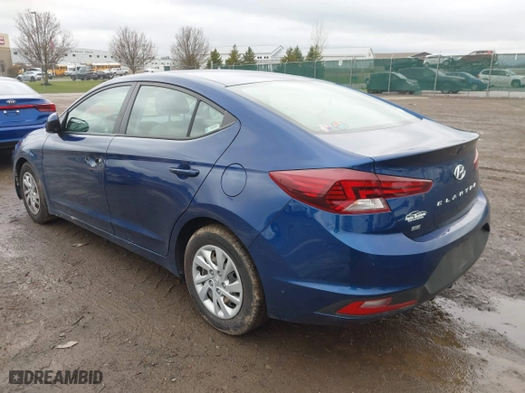 2020 Hyundai Elantra SE with VIN 5NPD74LF8LH548601, listed as a IAAI auction lot 42022059 with 95,497 mi miles. Bid and sale history available at carsss.com. Image 3.