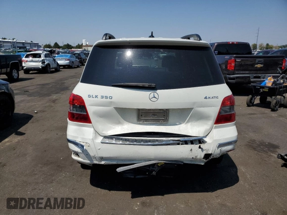 2012 Mercedes-Benz GLK 350 with VIN WDCGG8HBXCF797108, listed as a Copart auction lot 65861064 with 60,370 mi miles and Salvage Title. Bid and sale history available at DreamBid. Image 6.