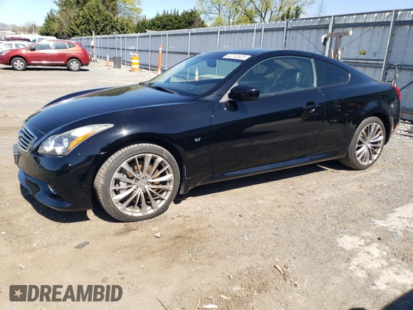 2014 Infiniti Q60 z VIN JN1CV6EL8EM132303, wystawiony jako Copart lot #53792625 z przebiegiem 104 235 mil mil oraz Szkoda całkowita • Salvage title. Historia ofert i sprzedaży dostępna na DreamBid. Obrazek 1.