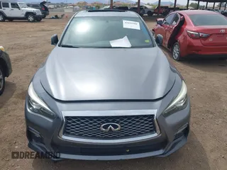 2019 Infiniti Q50 RED SPORT 400 with VIN JN1FV7AP0KM760153, listed as a IAAI auction lot 41895981 with 62,070 mi miles. Bid and sale history available at carsss.com. Image 6.