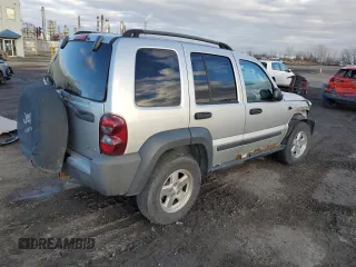 2006 Jeep Liberty Sport with VIN 1J4GL48556W185689, listed as a Copart auction lot 81289224 with 254,291 mi miles and Salvage Title. Bid and sale history available at carsss.com. Image 3.