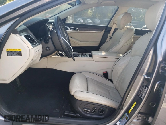 2015 Hyundai Genesis 3.8L with VIN KMHGN4JEXFU063802, listed as a Copart auction lot 68367874 with 103,495 mi miles and Salvage Title. Bid and sale history available at carsss.com. Image 7.