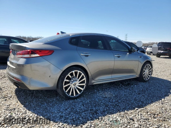 2018 Kia Optima LX with VIN 5XXGT4L34JG193319, listed as a Copart auction lot 47894445 with 122,077 mi miles and Salvage Title. Bid and sale history available at carsss.com. Image 3.