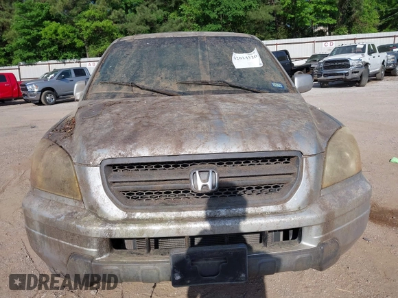 2005 Honda Pilot EX with VIN 5FNYF18485B038504, listed as a IAAI auction lot 42014126 with 178,821 mi miles. Bid and sale history available at carsss.com. Image 6.