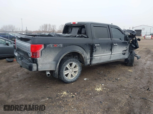 2018 Ford F-150 XL z VIN 1FTEW1EG3JFA69988, wystawiony jako IAAI lot #41429502 z przebiegiem Nie podano mil oraz . Historia ofert i sprzedaży dostępna na DreamBid. Obrazek 4.