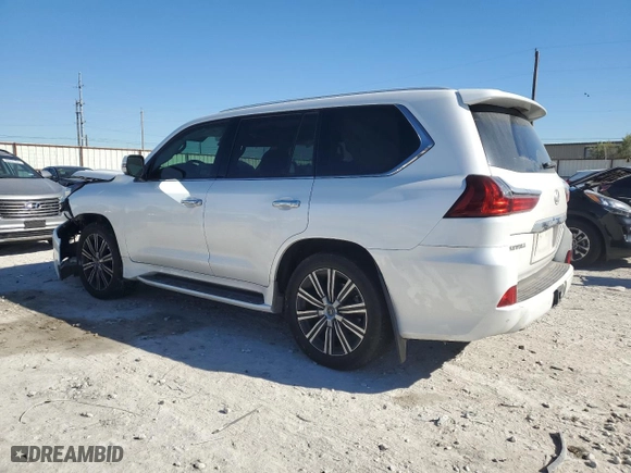 2018 Lexus LX with VIN JTJHY7AXXJ4281909, listed as a Copart auction lot 80891544 with NaN miles and Salvage Title. Bid and sale history available at carsss.com. Image 2.