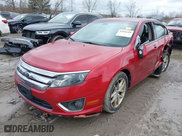 2012 Ford Fusion SEL with VIN 3FAHP0JG8CR244421, listed as a IAAI auction lot 42016260 with 170,603 mi miles. Bid and sale history available at carsss.com. Image 17.