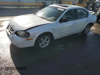 2001 Nissan Maxima SE 20th Anniversary. z VIN JN1CA31A81T313061, wystawiony jako Copart lot #72608504 z przebiegiem 200 484 mil mil oraz Szkoda całkowita • Salvage title. Historia ofert i sprzedaży dostępna na DreamBid. Obrazek 1.