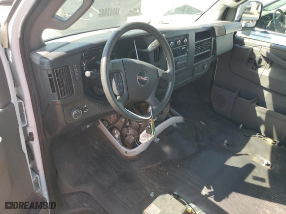 2022 GMC Savana Cargo Van with VIN 1GTW7AFP0N1234382, listed as a Copart auction lot 65016334 with 0 mi miles and Clean Title. Bid and sale history available at carsss.com. Image 8.