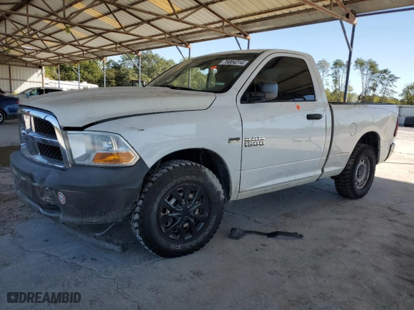 2009 Dodge Ram 1500 ST with VIN 1D3HB16K39J503371, listed as a Copart auction lot 75004214 with 192,880 mi miles and Salvage Title. Bid and sale history available at carsss.com. Image 1.