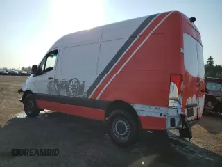 2024 Mercedes-Benz Sprinter Cargo with VIN W1Y4KBHY5RP650864, listed as a Copart auction lot 68945564 with Not Provided miles and Salvage Title. Bid and sale history available at carsss.com. Image 2.