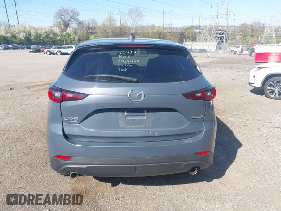 2022 Mazda CX-5 2.5 S Preferred Package with VIN JM3KFBCM2N1583066, listed as a IAAI auction lot 41974154 with 38,567 mi miles. Bid and sale history available at carsss.com. Image 16.