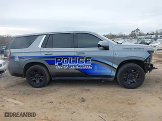 2022 Chevrolet Tahoe Commercial with VIN 1GNSCLED2NR211806, listed as a IAAI auction lot 41422967 with 44,869 mi miles. Bid and sale history available at carsss.com. Image 14.