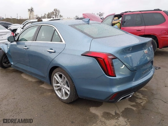 2023 Cadillac CT4 Luxury with VIN 1G6DA5RK2P0124445, listed as a IAAI auction lot 41712892 with 39,980 mi miles. Bid and sale history available at carsss.com. Image 3.