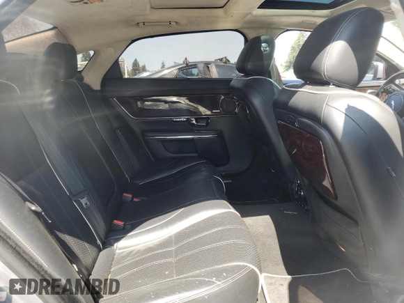 2011 Jaguar XJ with VIN SAJWA2GB2BLV17314, listed as a Copart auction lot 53533495 with 95,899 mi miles and Salvage Title. Bid and sale history available at carsss.com. Image 10.