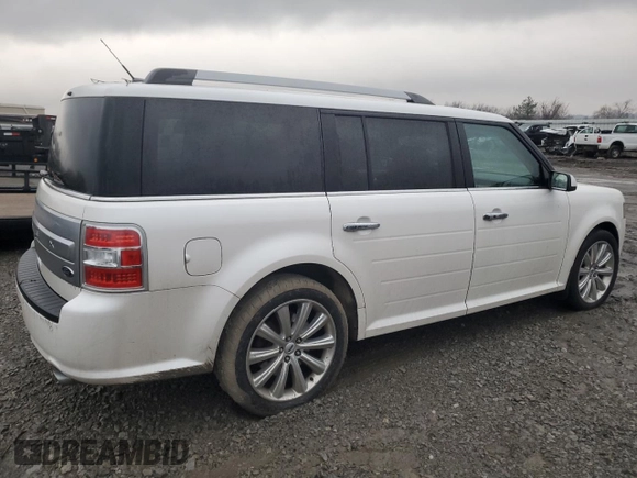 2018 Ford Flex Limited with VIN 2FMGK5D87JBA00384, listed as a Copart auction lot 89132805 with Not Provided miles and Salvage Title. Bid and sale history available at carsss.com. Image 3.