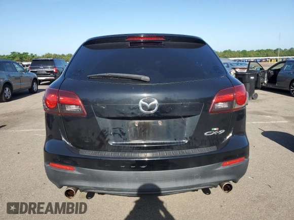 2013 Mazda CX-9 Sport with VIN JM3TB2BV5D0419518, listed as a Copart auction lot 62124655 with 167,691 mi miles and Salvage title. Bid and sale history available at DreamBid. Image 6.